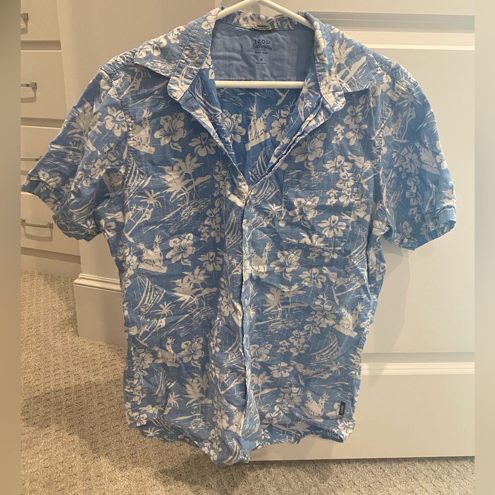 Izod blue button down